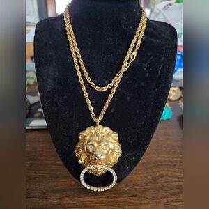 Vintage Lion Necklace